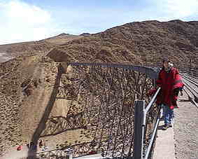 �T���^�B�_�̏�s����ԕW��4200m�n�_